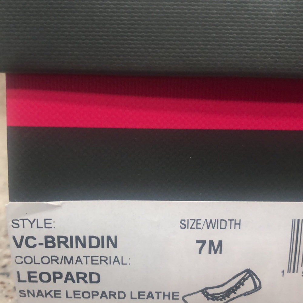 🆕 Vince Camuto Leather Ballet Flats- Snake Leopard - Picture 7 of 7